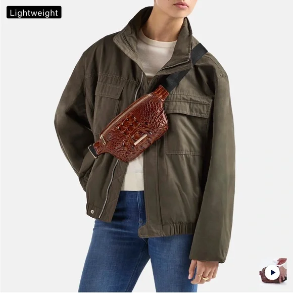 NWOT BRAHMIN Fanny pack, raspberry - Picture 5 of 6